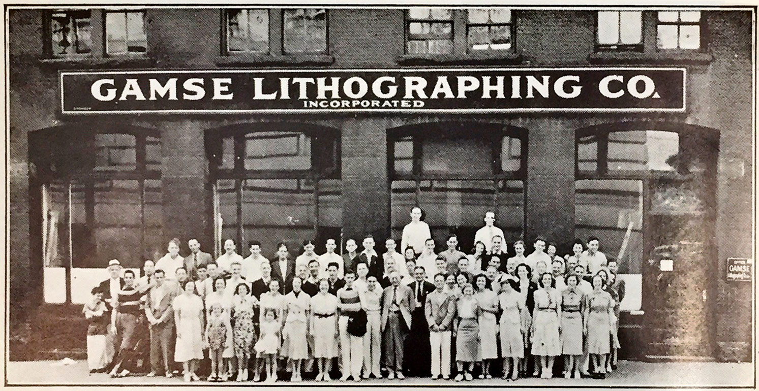 Old Image of Gamse Lithographing